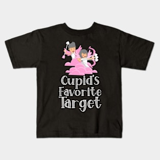 Cupid's Favorite Target! Kids T-Shirt